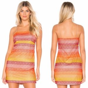 Show me your Mumu Clarissa fiesta striped dress m